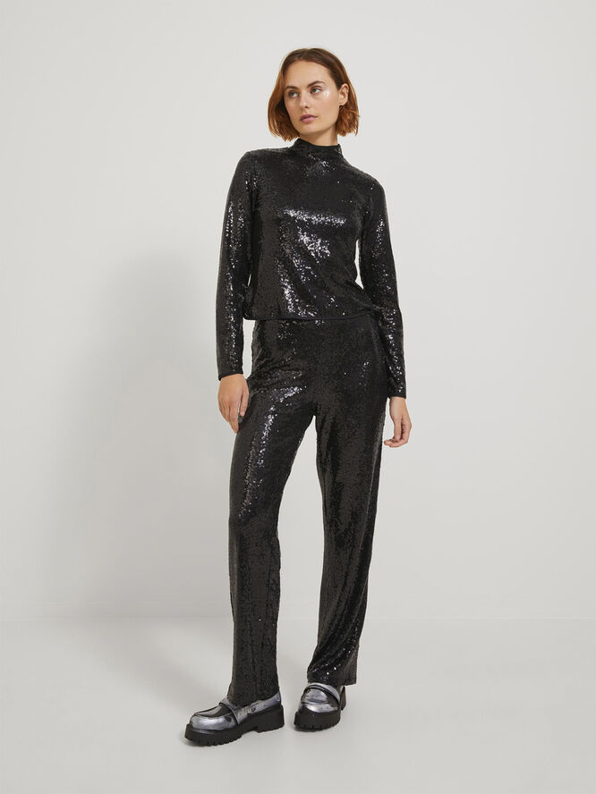 JJXX JXISLA SEQUIN LS TOP WVN Sort