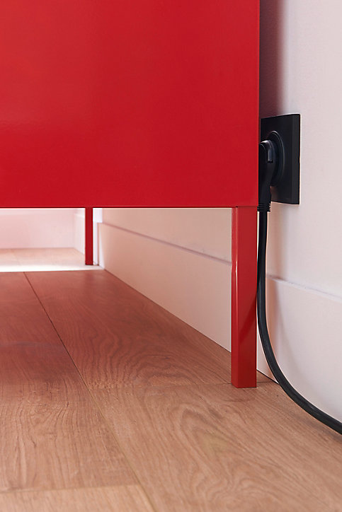 Rallonge intérieur H05VV-F Diall 3 x 1.5 mm² 3m + prise noir