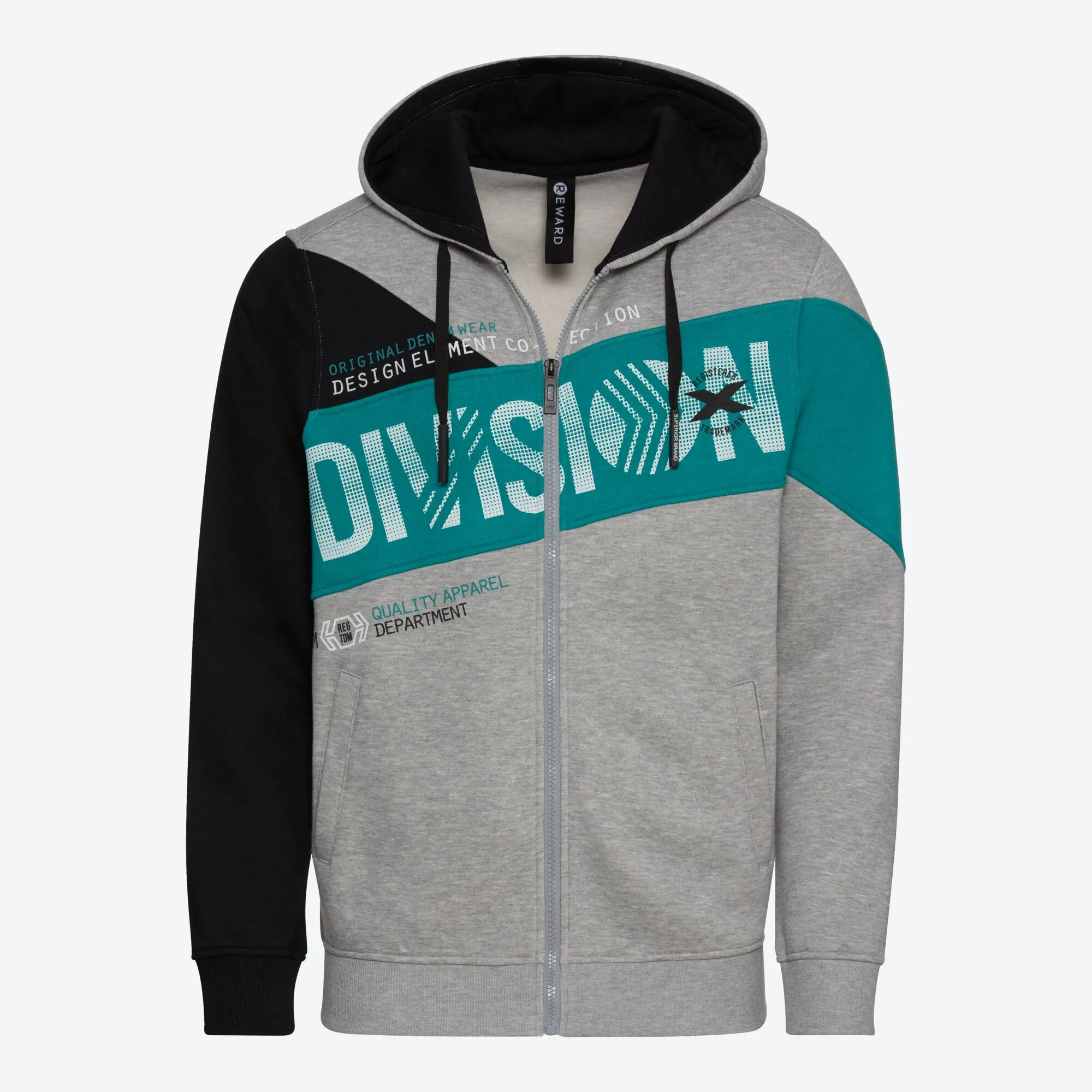 Herren-Sweatjacke mit Kapuze