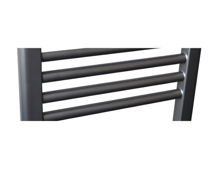 Sanicare design handdoekradiator 45x112cm zwart mat