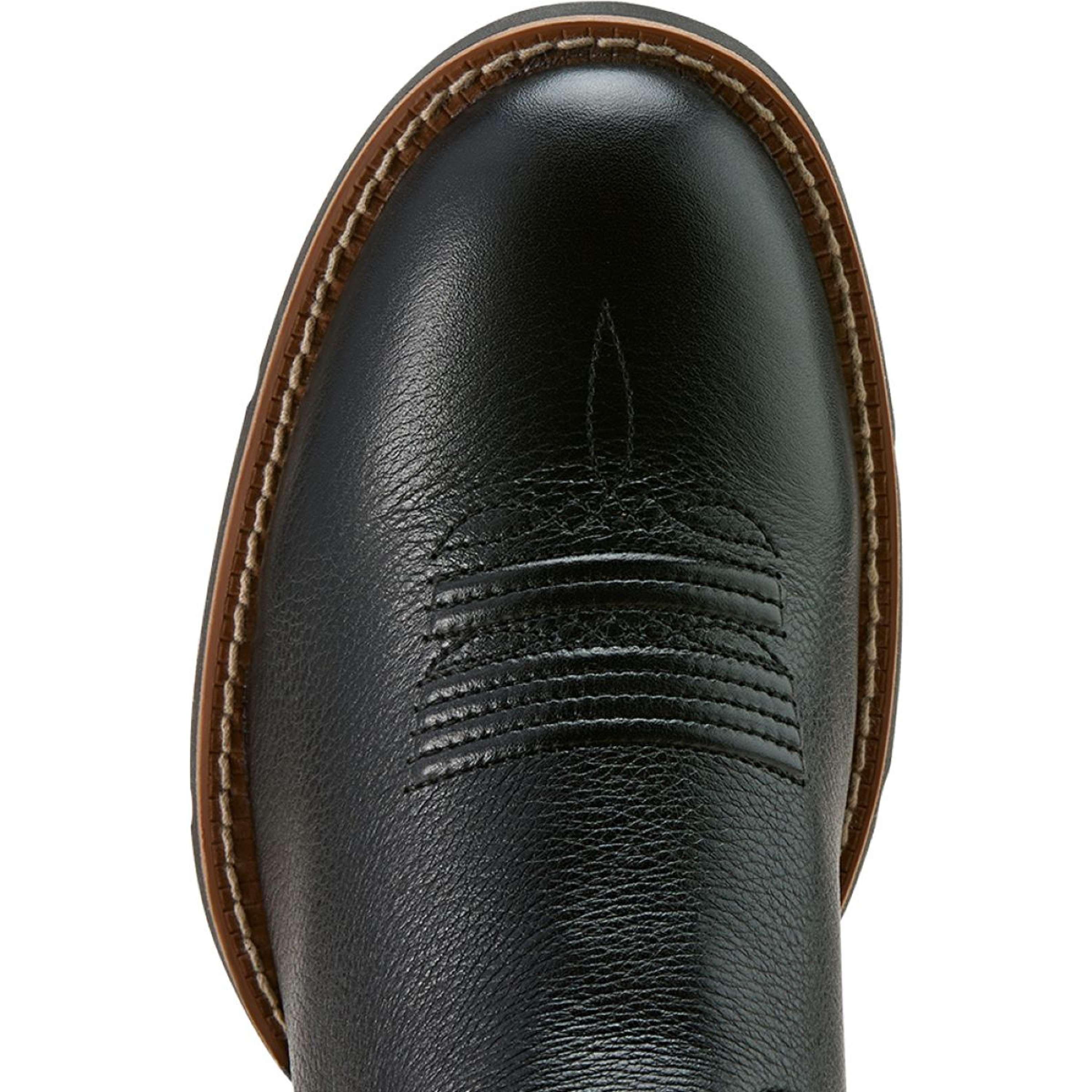 Ariat Westernlaarzen Round Up Stretchfit Dames Black Deertan/Garnet Em