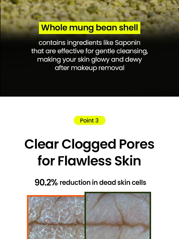 beplain - Mung Bean Pore Grinding Cleansing Balm