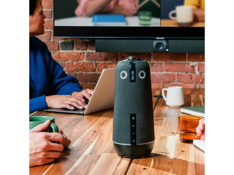 OWL Labs Meeting Owl 4  360°-Kamera, Ultra-HD-Video in 4K All-in-One-Videokonferenzgerät, jetzt mit 360°-Ultra-HD-Video in 4K
