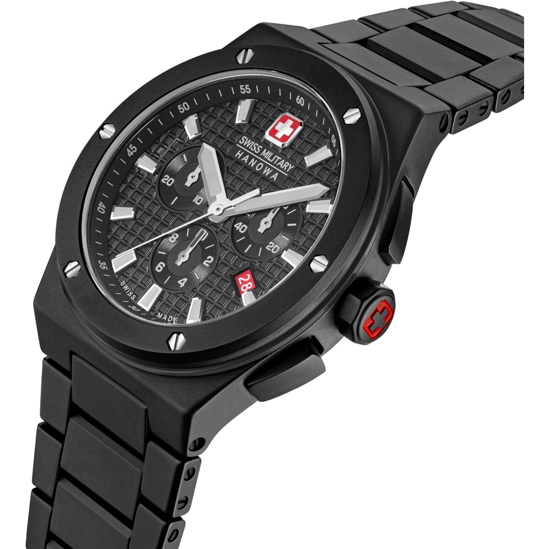 Swiss Military Hanowa Sidewinder Ceramic Schwarz