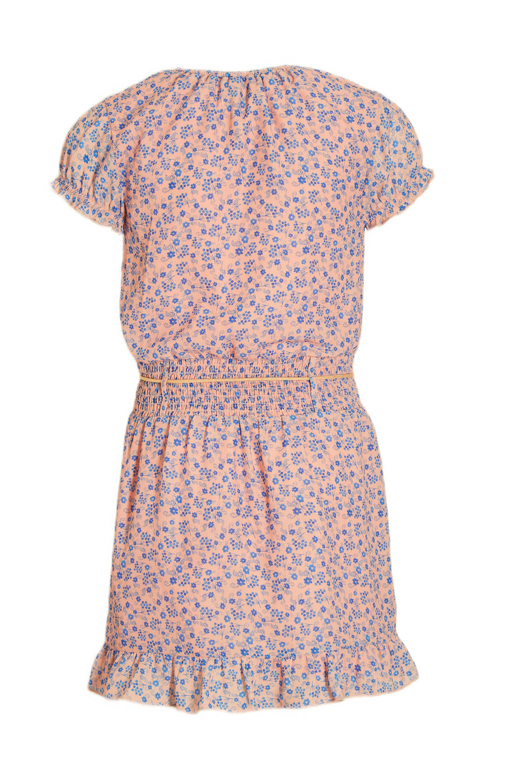 NONO gebloemde jurk Maui roze/blauw