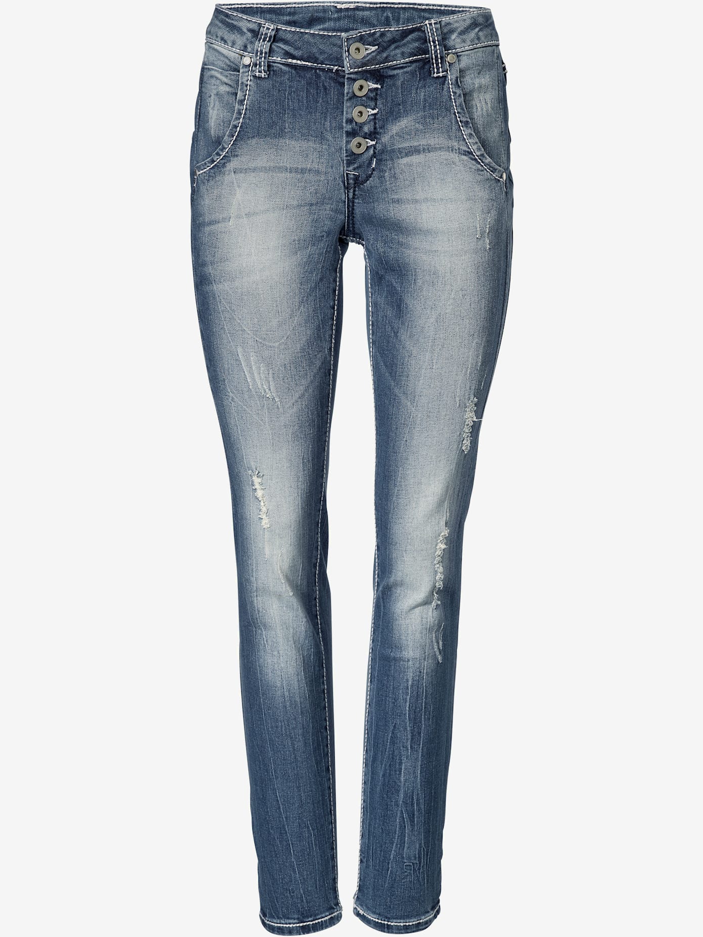 Jeans boyfriend coupe droite
