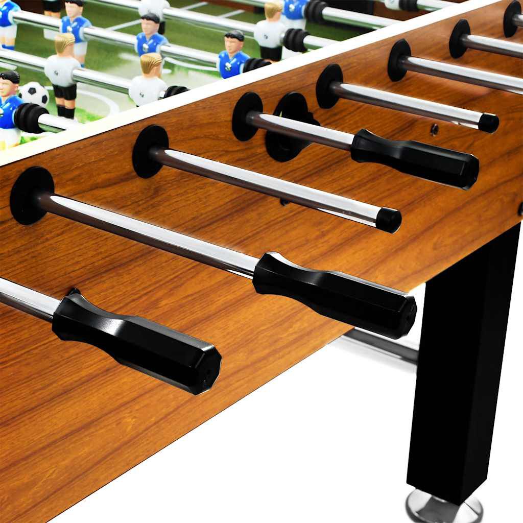 vidaXL Tafelvoetbaltafel, staal, 60 kg, 140x74,5x87,5 cm