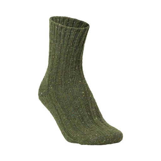 MJM Rib Soft 581 Wool Mix Sokker, Green, 43-45