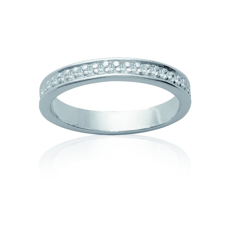 Bague Femme - Argent 925 - Oxyde de zirconium