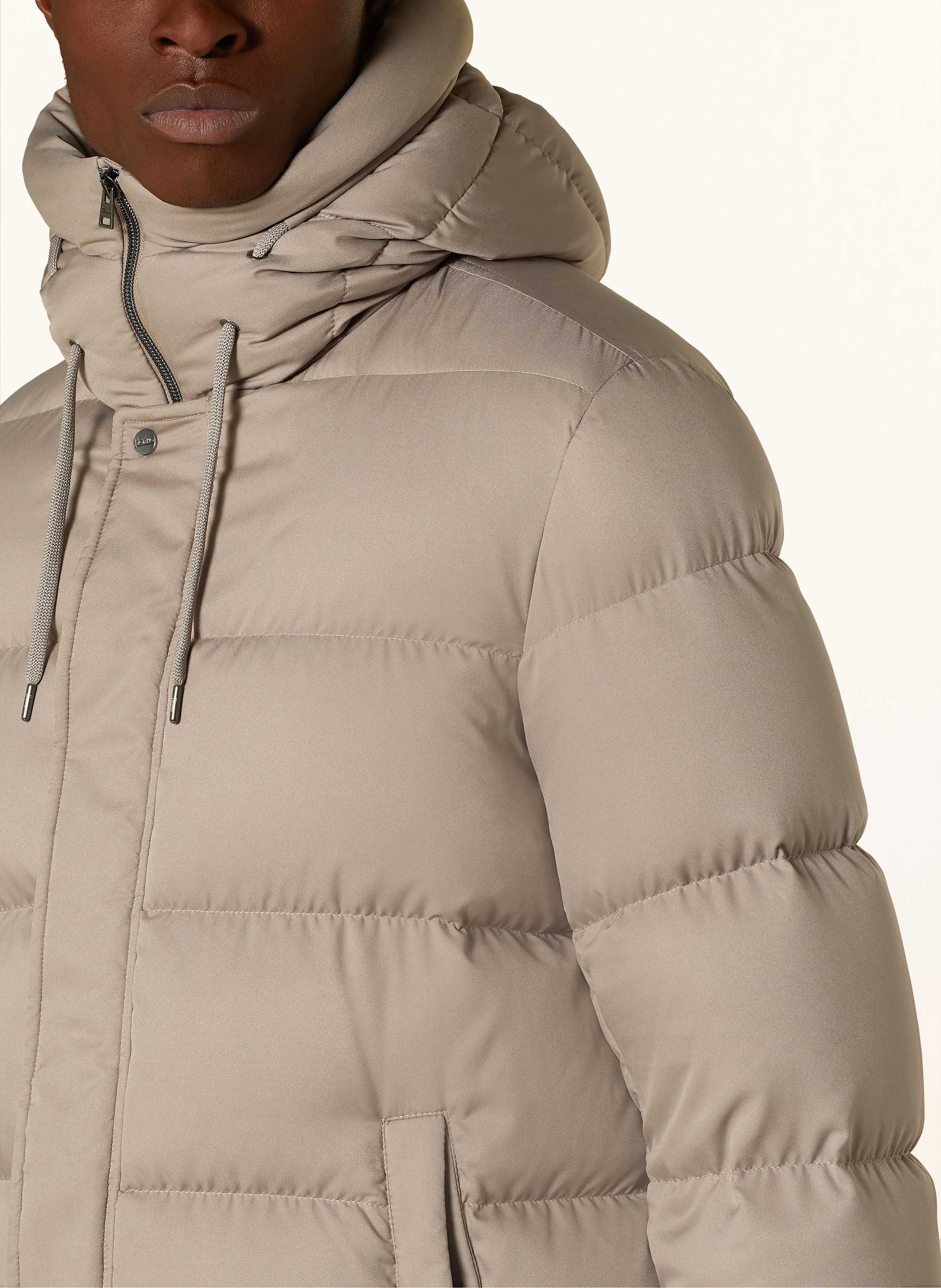 HERNO Daunenjacke mit abnehmbarem Kunstfell