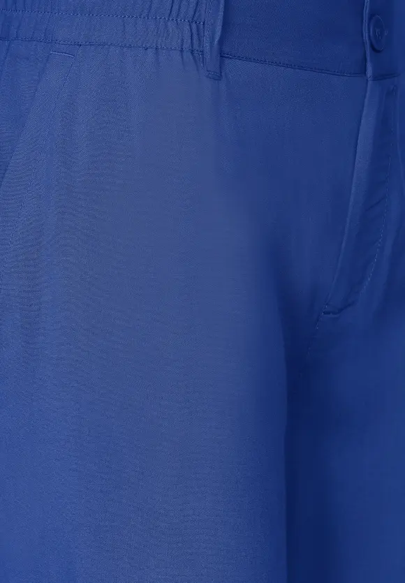 Loose Fit Viskosehose - fresh intense gentle blue