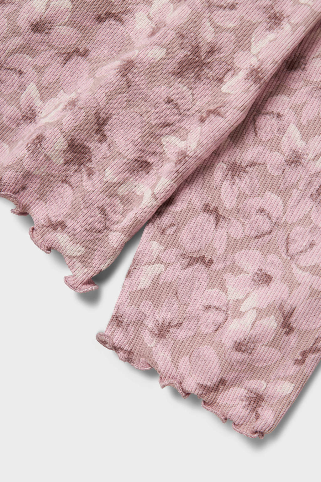 NAME IT pyjama met bloemdessin paars/mauve