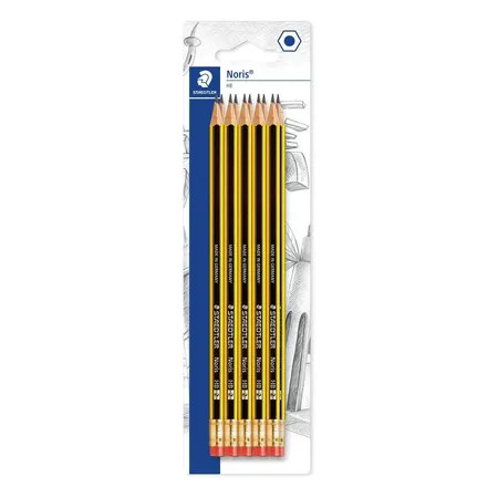 STAEDTLER® Noris® 122 Bleistift HB BK 10 Stück 100% PEFC