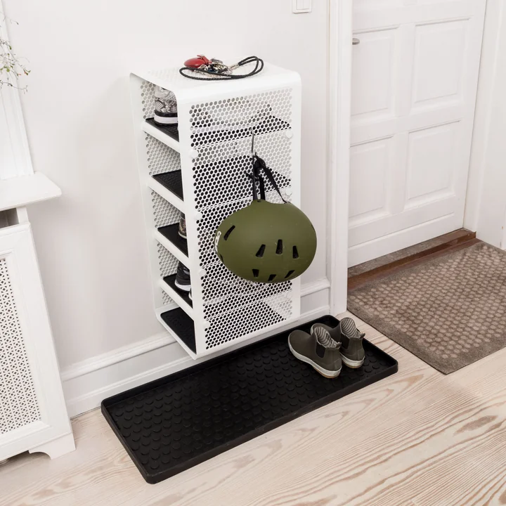 tica copenhagen - Wand-Schuhregal, 77 x 35 cm, schwarz