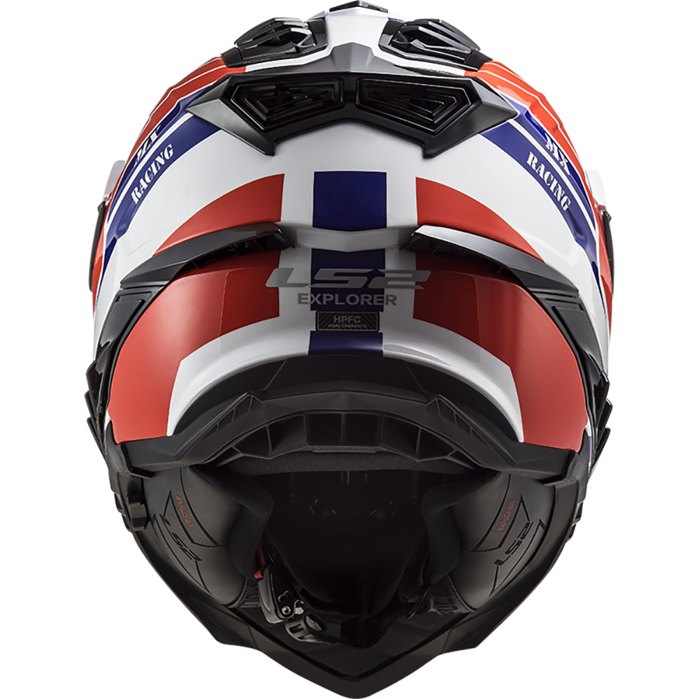 LS2 - Casque MX701 Explorer HPFC Atlantis Blanc / Rouge / Bleu