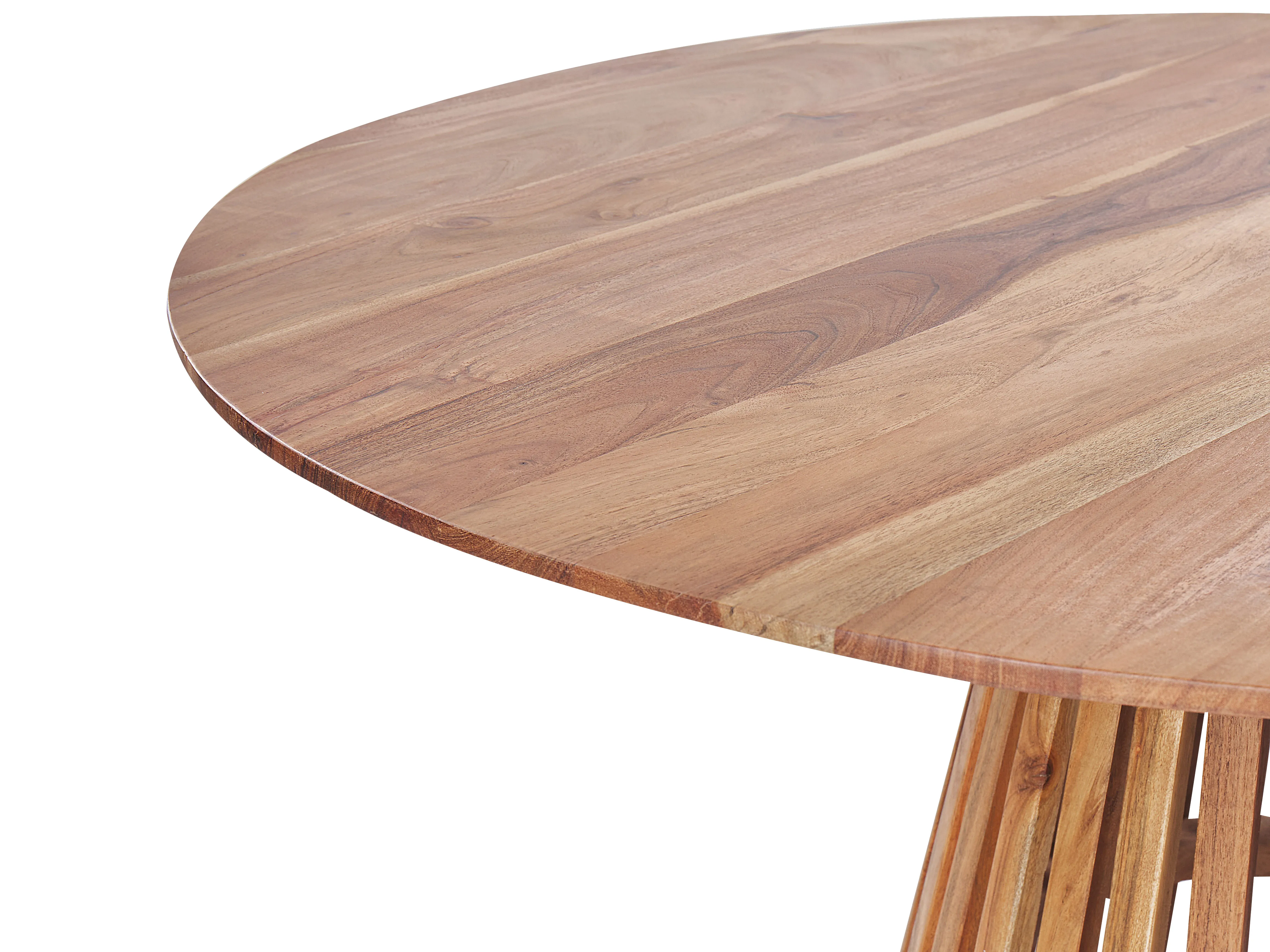 Eettafel MESILLA Bruin 120 cm Acaciahout 120 cm