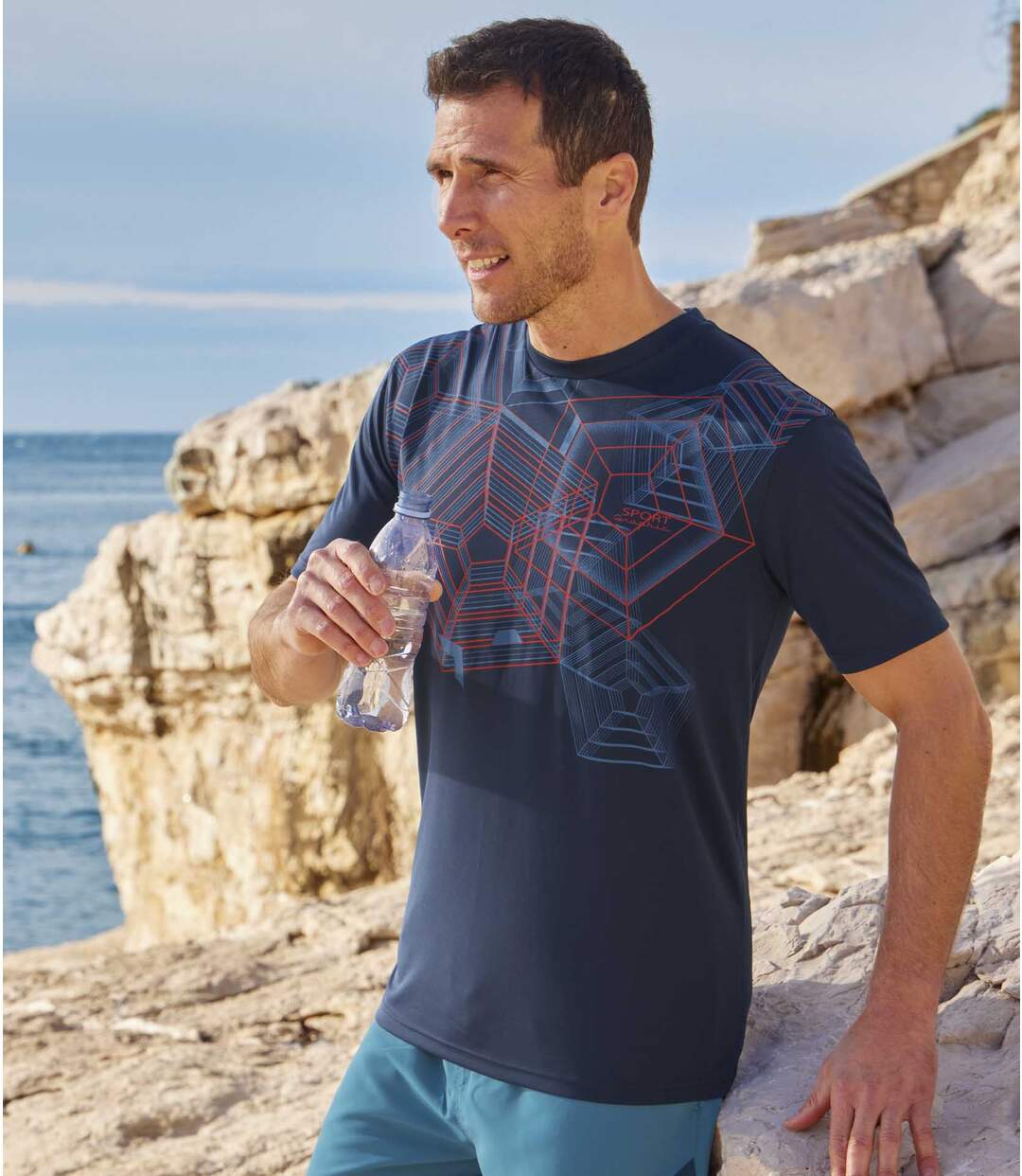 Lot de 2 Tee-Shirts Sport Graphic