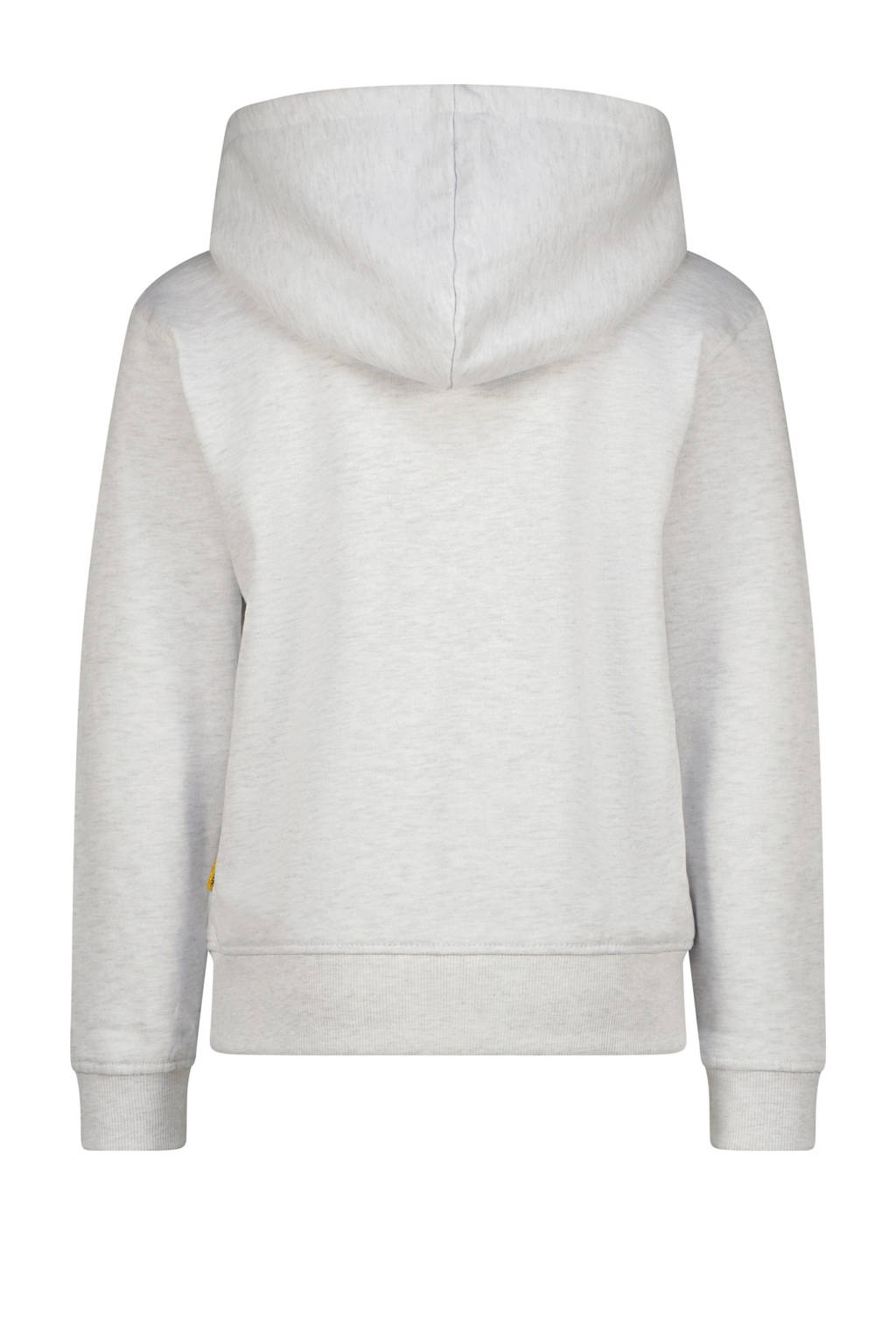 Vingino hoodie Neda met tekst grijs melange