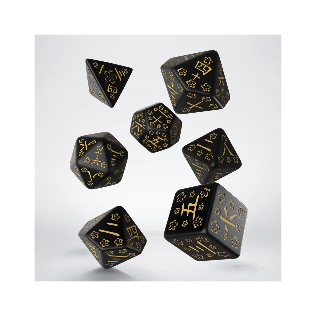 Japanese Dice Set - Deep Night Firefly