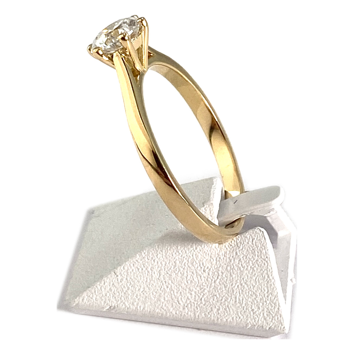 Solitaire d'occasion or 750 jaune