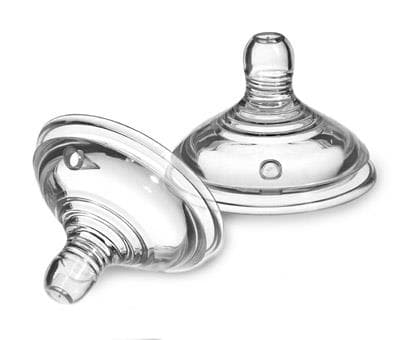 Tommee Tippee Easi-Vent Sauger, Rund, Middels strømning, 2 stykker