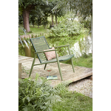 KARWEI tuinstoel Guus groen wicker