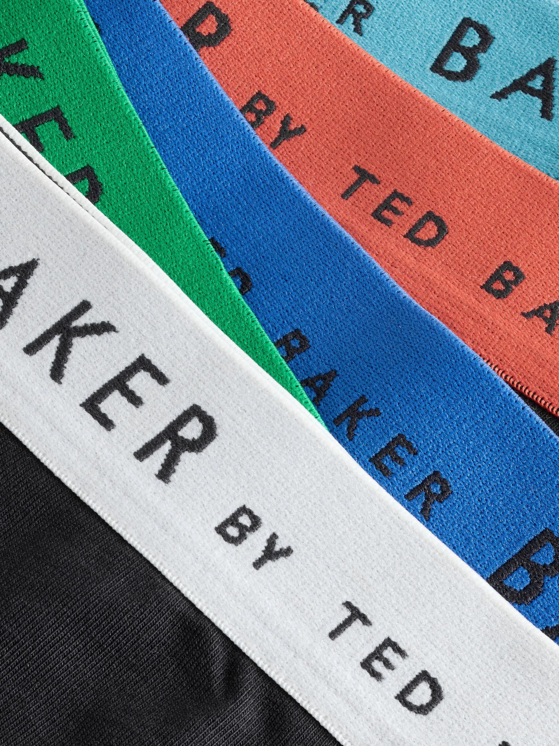 Zwart - Baker by Ted Baker jongens boxershorts verpakking van 5