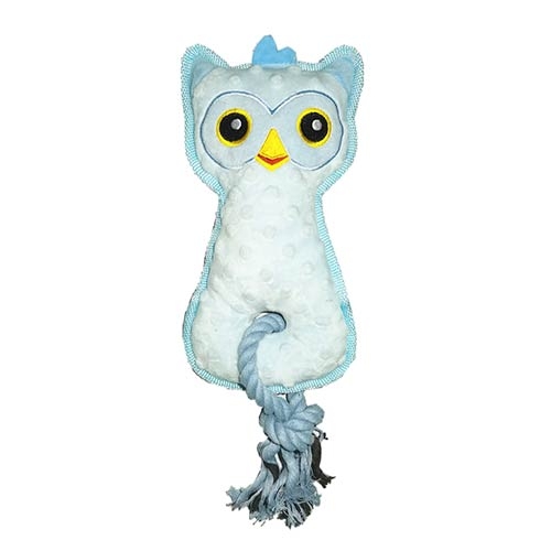 Coruja de pelúcia com cordão