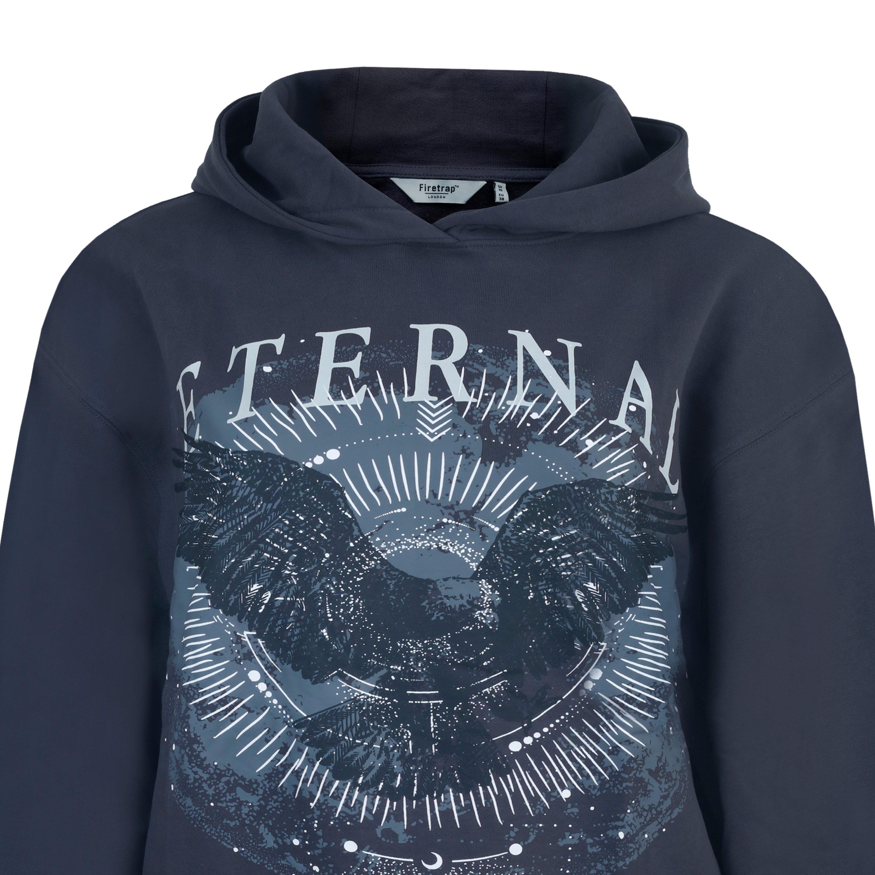 Firetrap Graphic Hoodie Womens