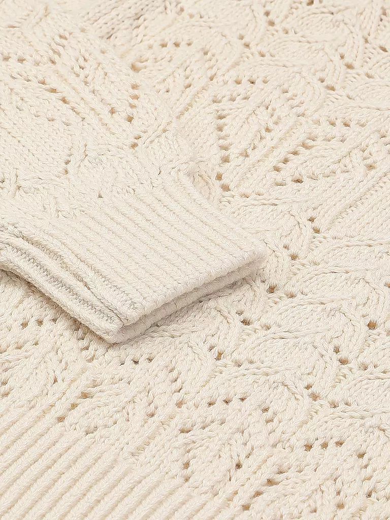S.OLIVER Mädchen Strickpullover creme