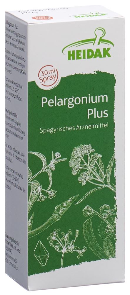 HEIDAK Pelargonium plus<br>30 ml, Flasche, Spray