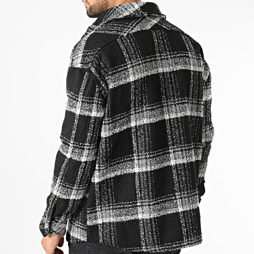 Surchemise A Carreaux KD636 Noir