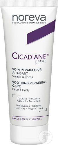 Noreva Cicadiane Crème Soin Réparateur Apaisant Peaux Lésées Et Irritées Tube 40ml