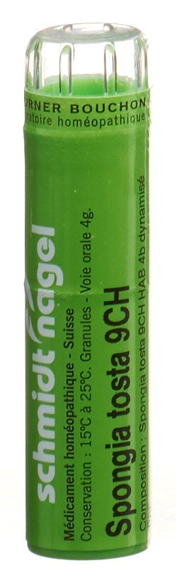 SCHMIDT-NAGEL Spongia tosta Gran 9 CH 4 g