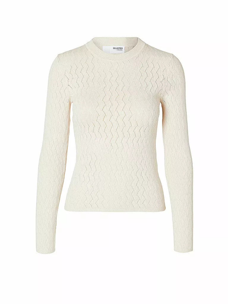SELECTED FEMME Pullover SLFCABALA creme