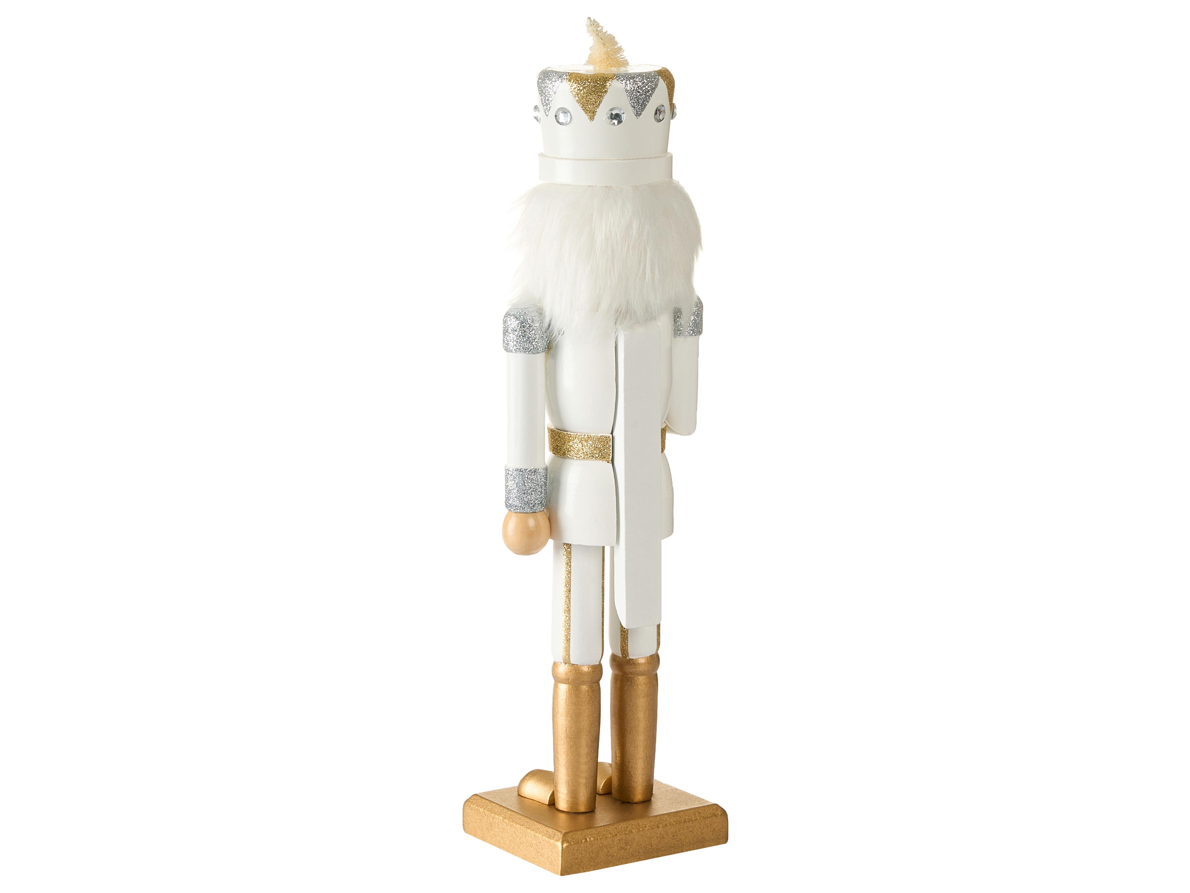 Figuur LJUNGAN Notenkraker 37 cm Wit