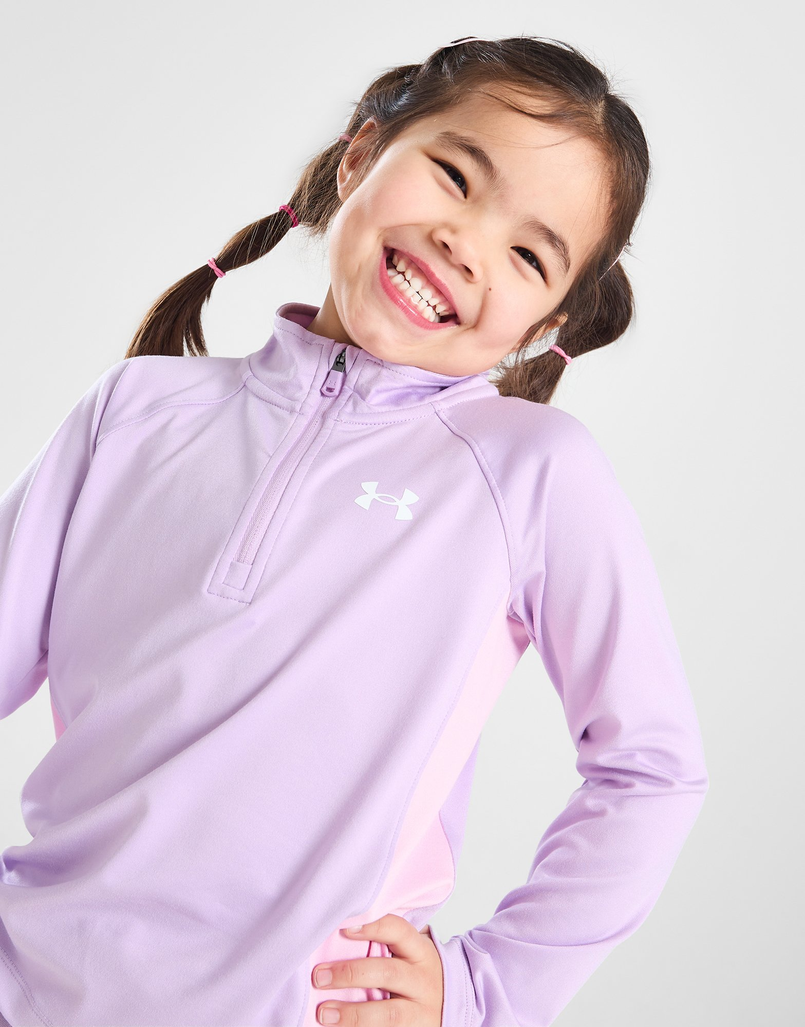 Under Armour Ensemble Haut Zippé/Legging Enfant