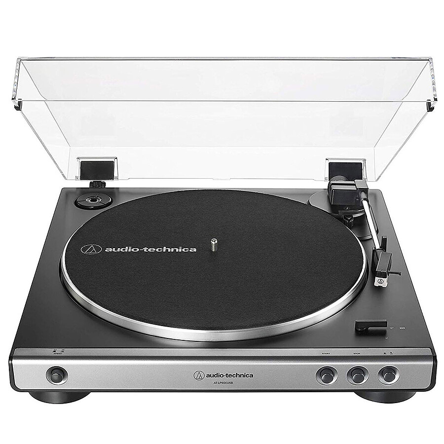 Triangle Borea BR02 CONNECT Chêne + Audio-Technica AT-LP60XUSB Gris