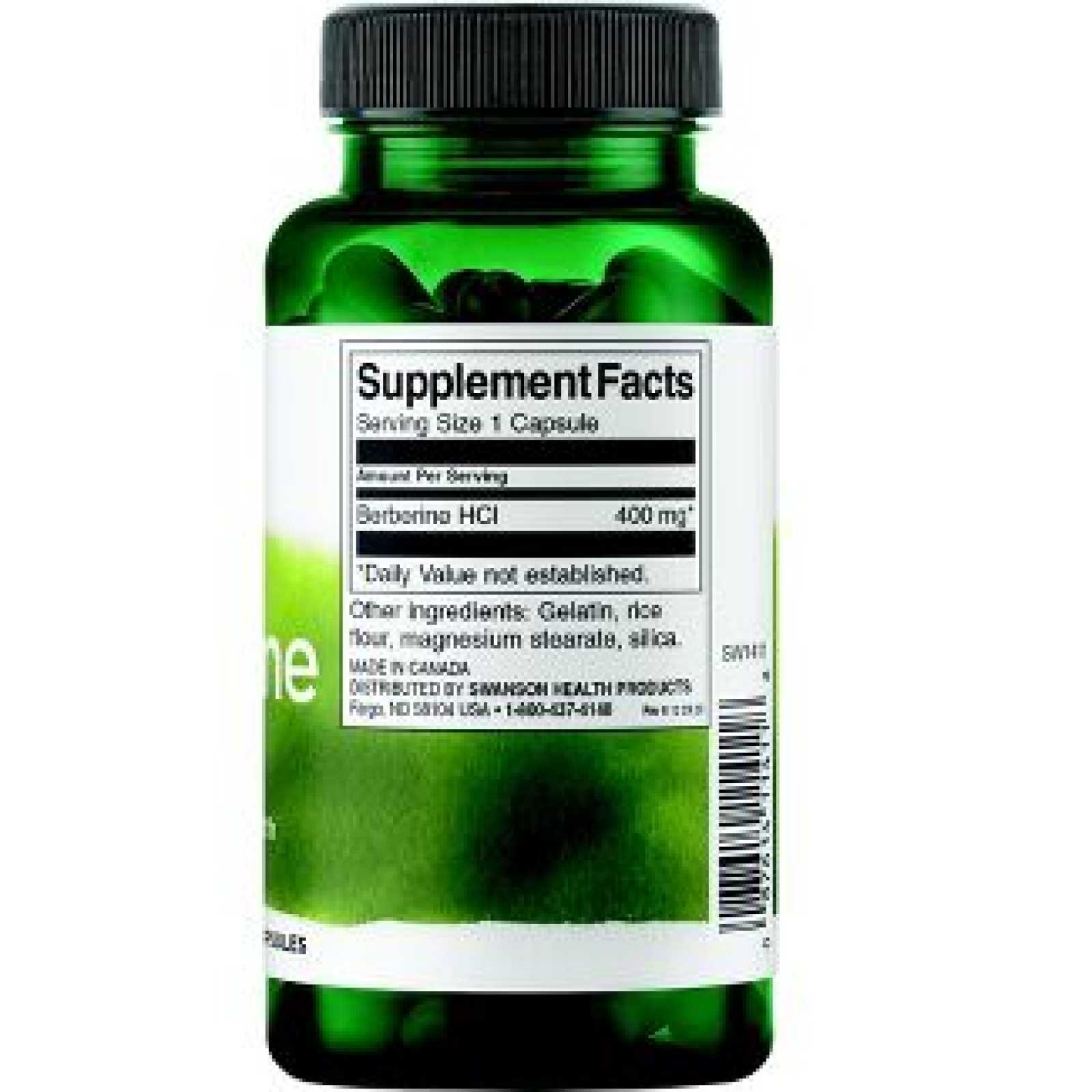 Swanson Berberina 400mg 60 cápsulas