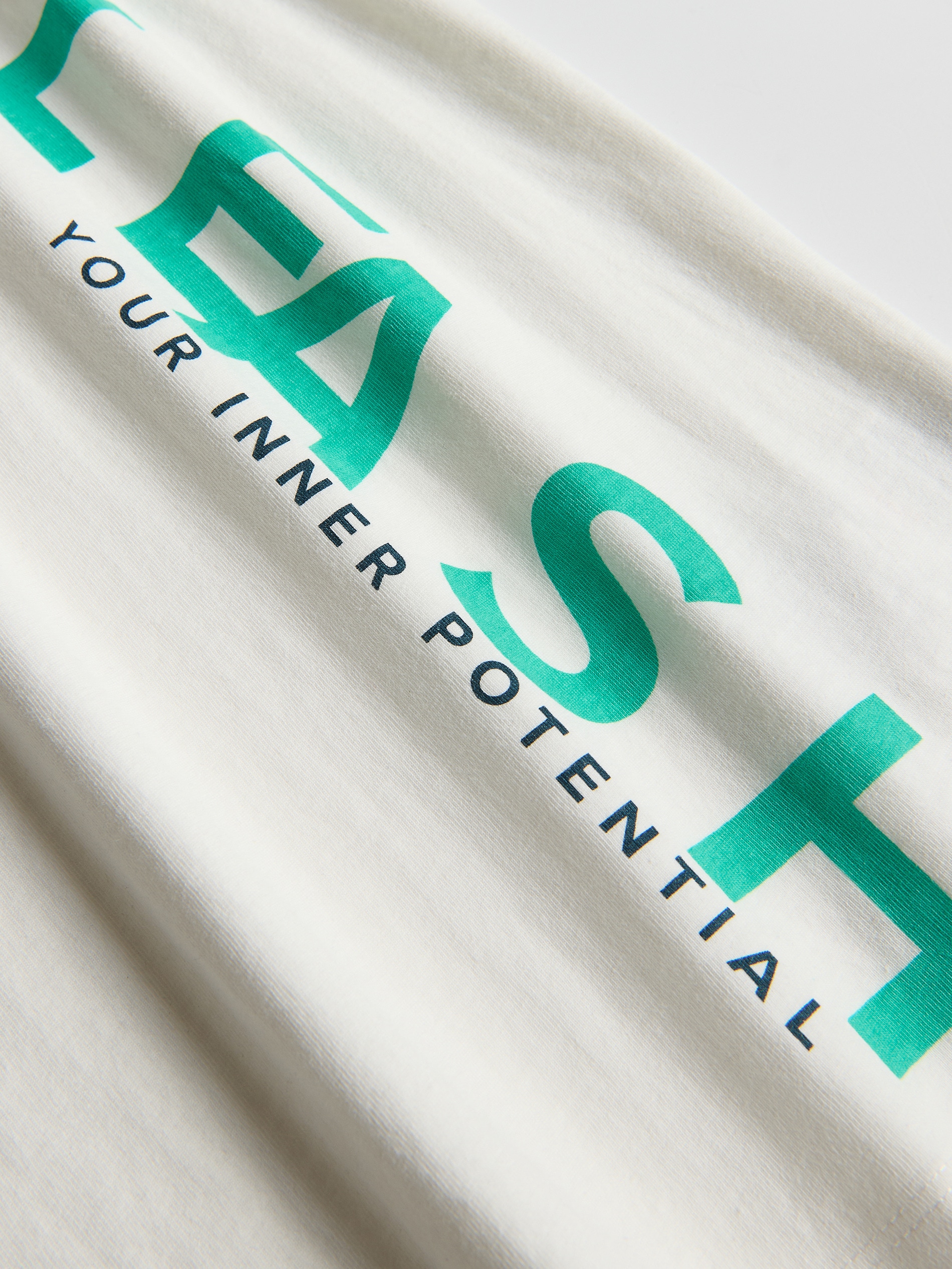 Langarm-T-Shirt aus Baumwolle mit Druck