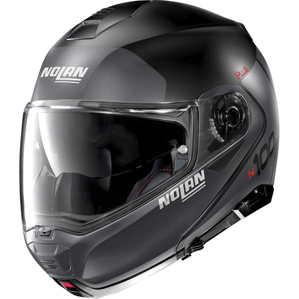 Nolan - Casque N100-5 Plus Distinctive N-Com Noir Mat / Gris