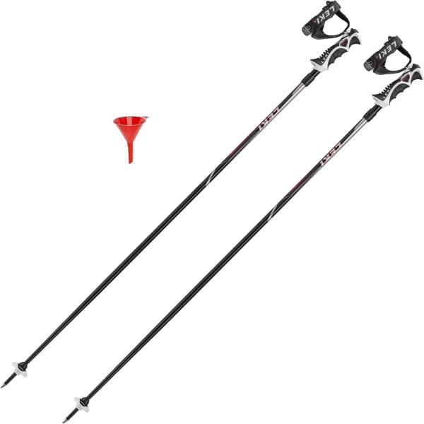Bâton de ski LEKI HOT SHOT S NOIR/ROUGE