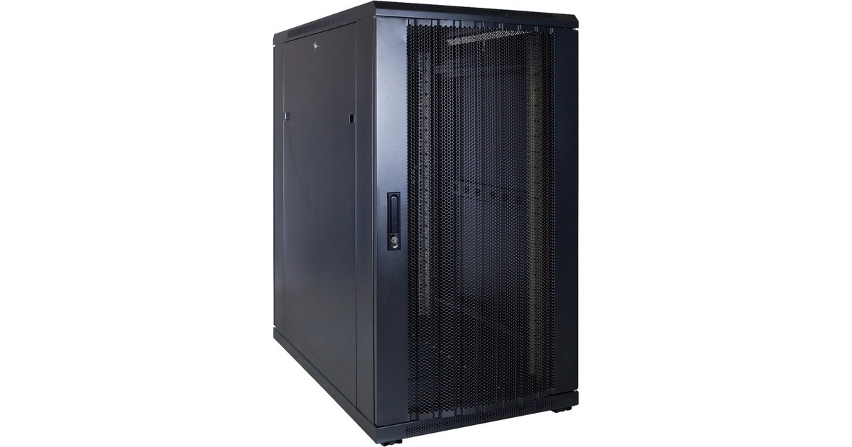 DSI22U serverkast met geperforeerde deur - DS6022PP server rack  (Zwart, 600 x 1000 x 1200mm)