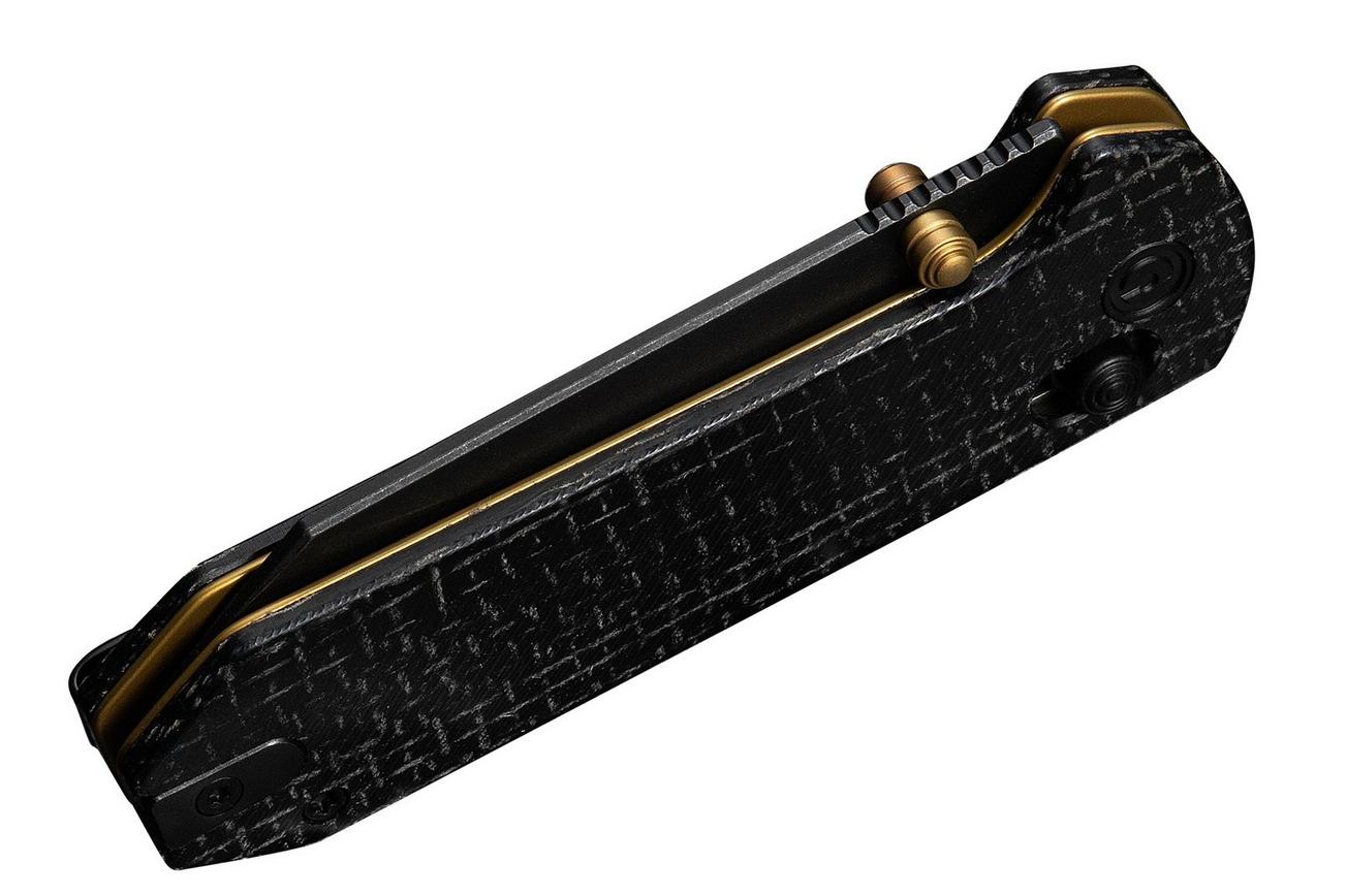 Civivi Yonder C23073B-2 Blackwashed 14C28N, Black Burlap Micarta, zakmes