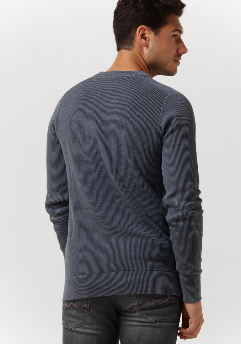 BUTCHER OF BLUE grijze butcher of blue trui larsen crew knit