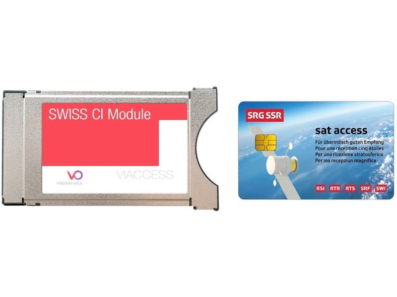 CE Swiss CI Module mit SRG SSR Karte Swiss CI Module für alle SAT-Empfänger mit CI Slot