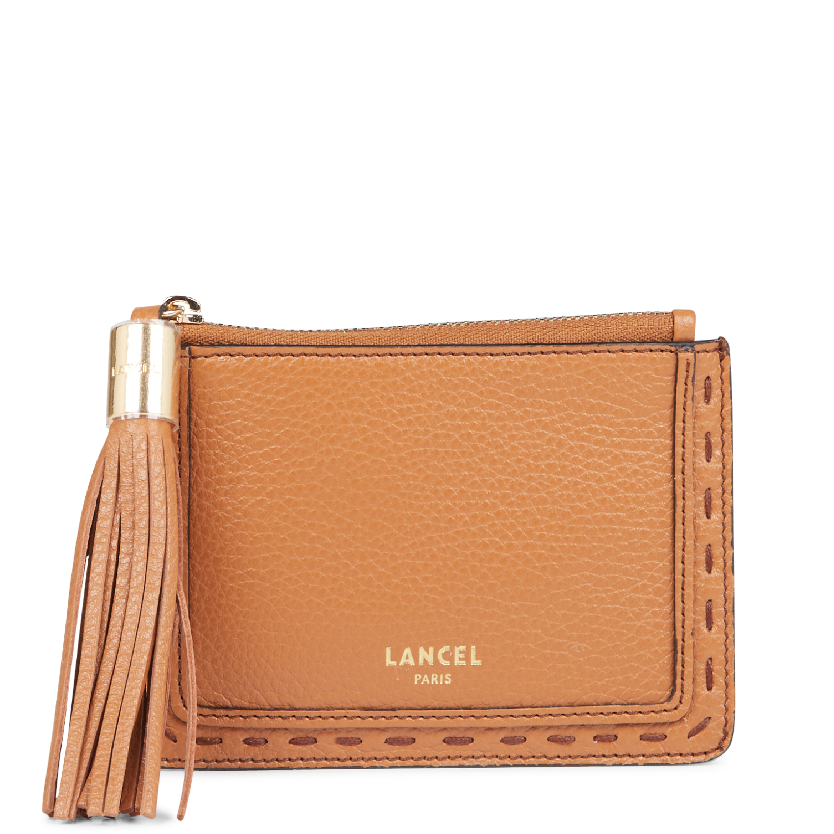 PREMIER FLIRT - Porte-carte en cuir | Beige