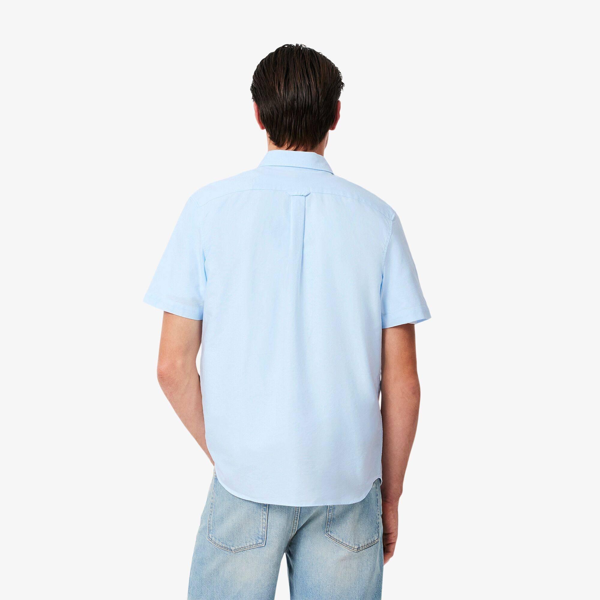 Lacoste Short Sleeve Oxford Shirt Mens