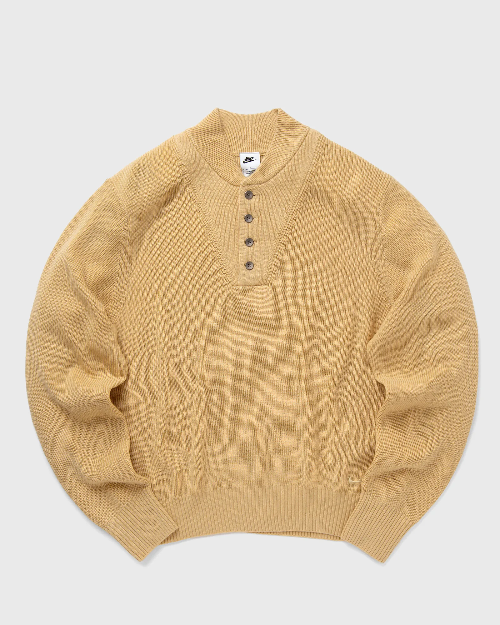 Nike LIFE LONG-SLEEVE MILITARY HENLEY JUMPER