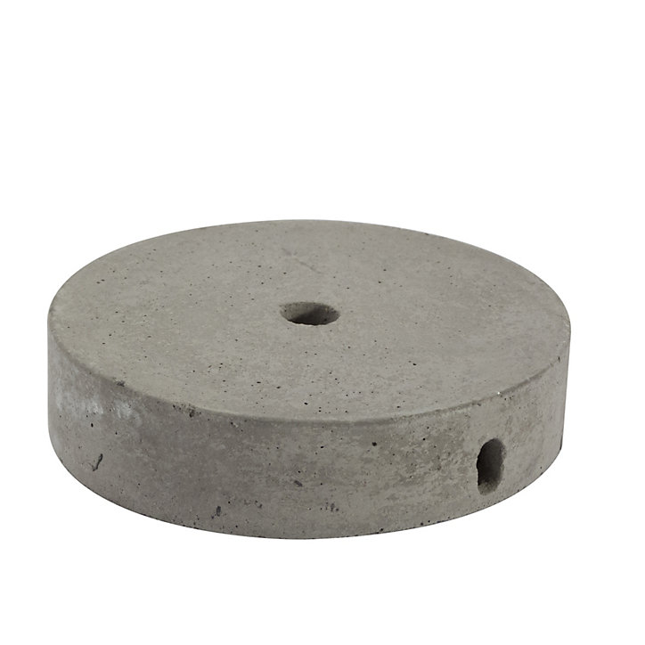 Pavillon métallique Chacon béton Ø10 x H. 2,5 cm